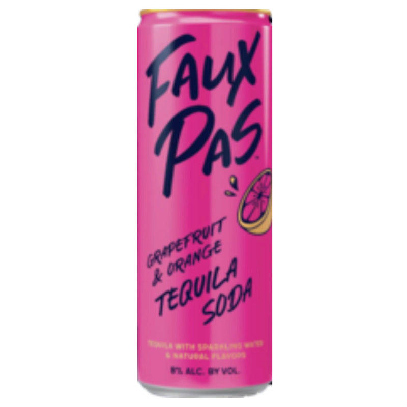 Faux Pas Grapefruit & Orange Tequila Soda by Betches 4PK - Goro&