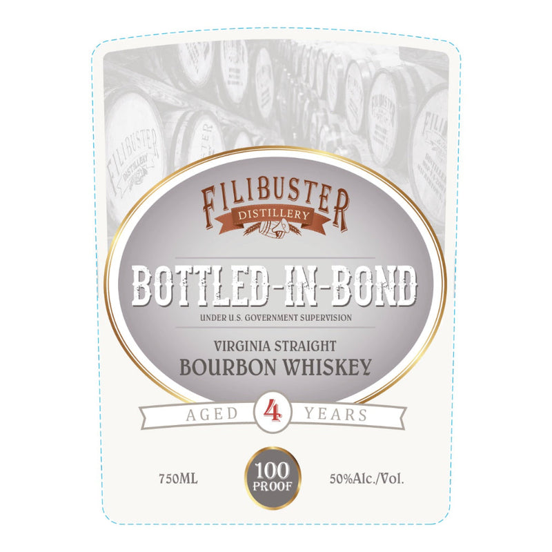 Filibuster Bottled in Bond Virginia Straight Bourbon - Goro&