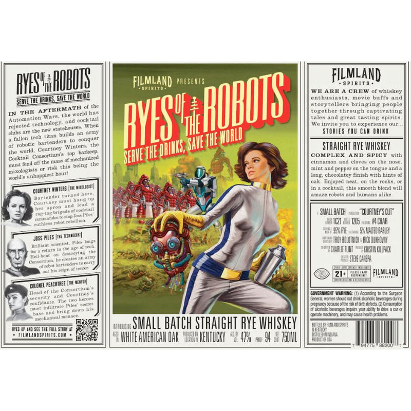 Filmland Spirits Ryes of The Robots Straight Rye - Goro&