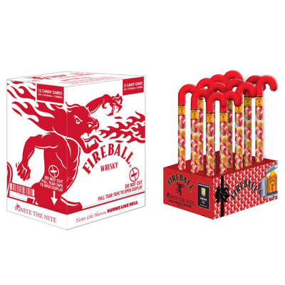 Fireball Candy Cane 10pk 50mL - Goro's Liquor