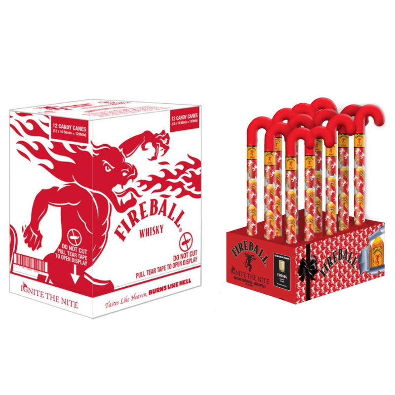 Fireball Candy Cane 10pk 50mL - Goro&
