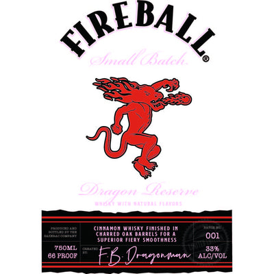 Fireball Dragon Reserve Cinnamon Whisky - Goro's Liquor