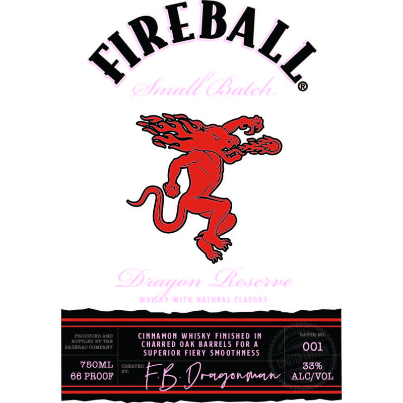Fireball Dragon Reserve Cinnamon Whisky - Goro&