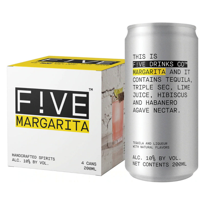 Five Drinks Margarita 4PK - Goro&