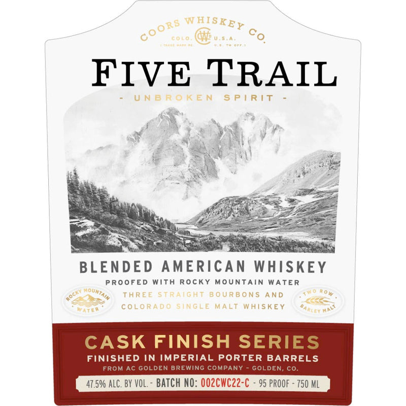 Five Trail Blended American Whiskey Finished in Imperial Porter Barrels - Goro&