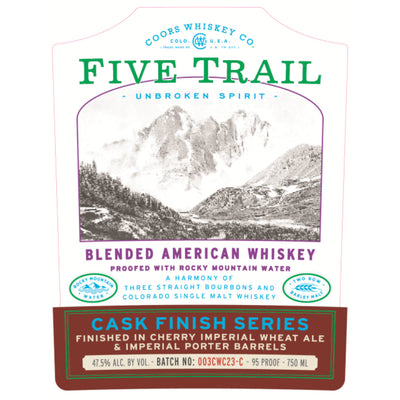 Five Trail Finished in Cherry Imperial Wheat Ale & Imperial Port Barrels - Goro's Liquor