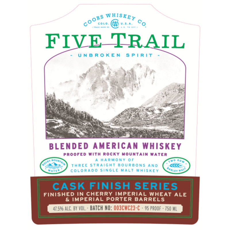 Five Trail Finished in Cherry Imperial Wheat Ale & Imperial Port Barrels - Goro&