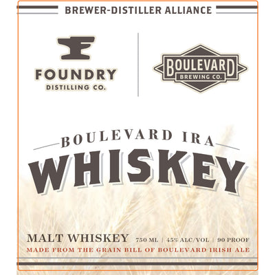 Foundry Distillery Boulevard IRA Malt Whiskey - Goro's Liquor