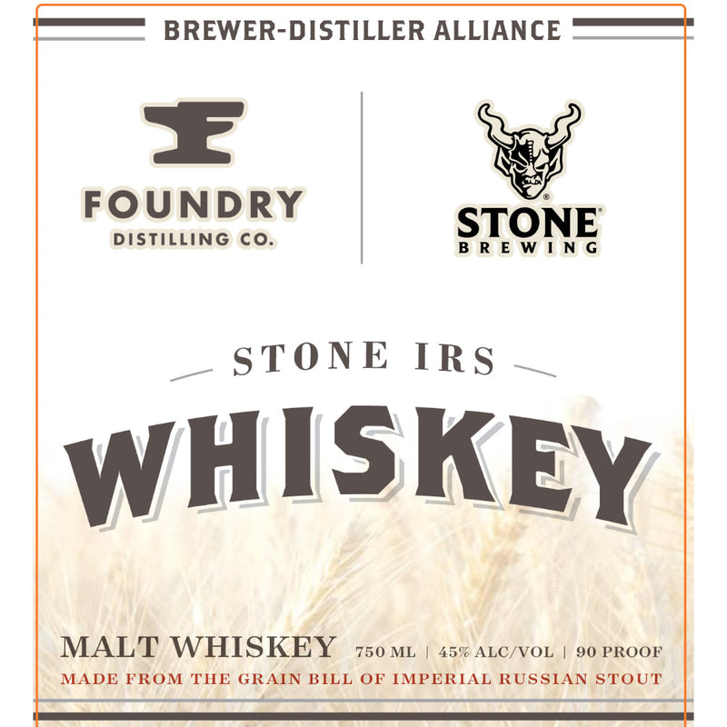 Foundry Distilling Stone IRS Malt Whiskey - Goro&