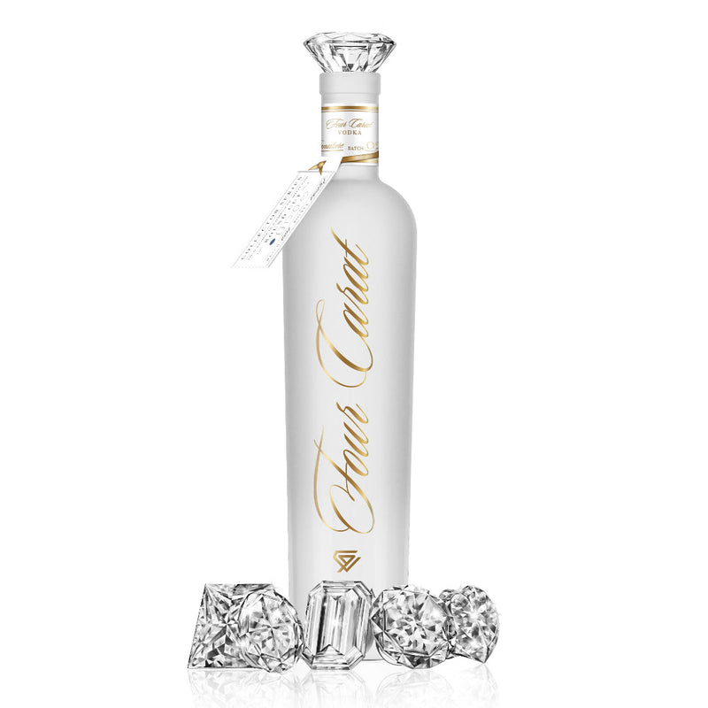 Four Carat Vodka Collectors Edition With Diamond Cut Closure (Full Set) - Goro&