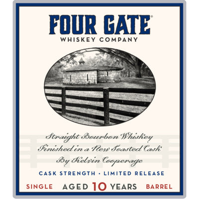 Four Gate 10 Year Bourbon Finished in New Toasted Cask by Kelvin Cooperage - Goro's Liquor