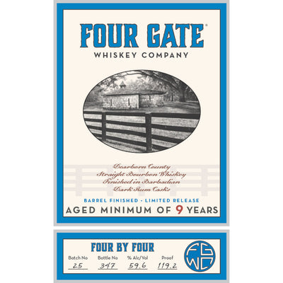Four Gate Four By Four Bourbon - Goro's Liquor