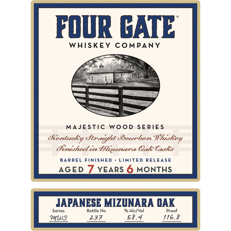 Four Gate Majestic Wood Series Japanese Mizunara Oak Bourbon - Goro&