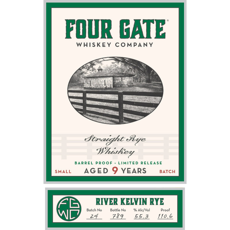 Four Gate River Kelvin Rye Whiskey - Goro&