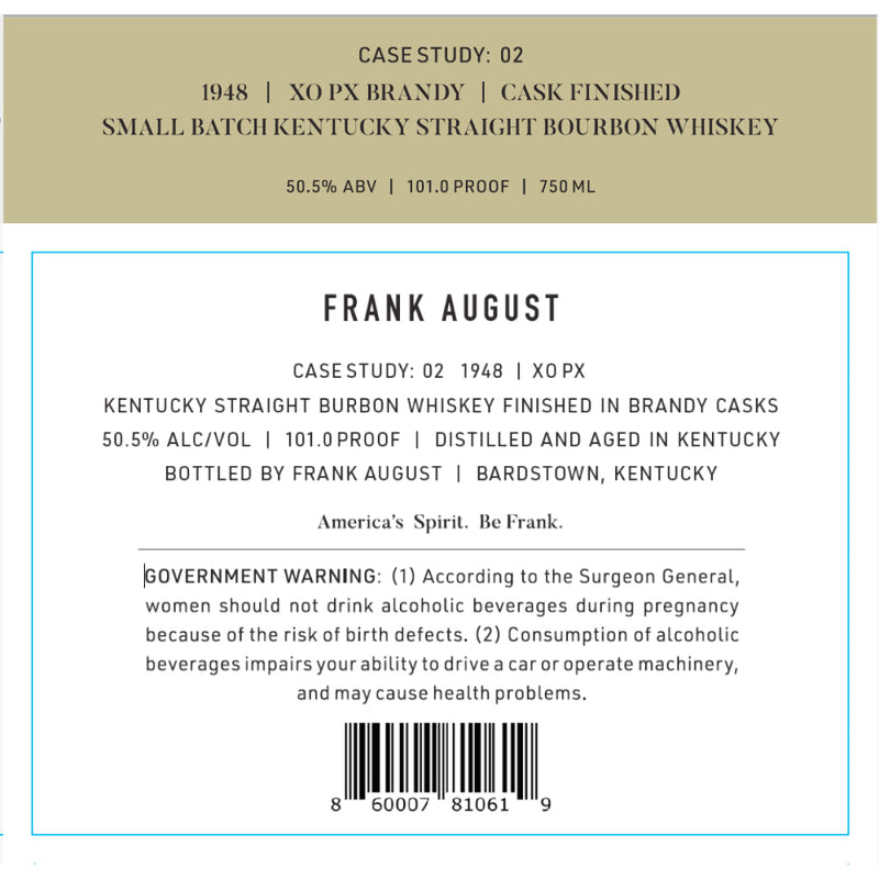Frank August Bourbon Case Study: 02 - Goro&