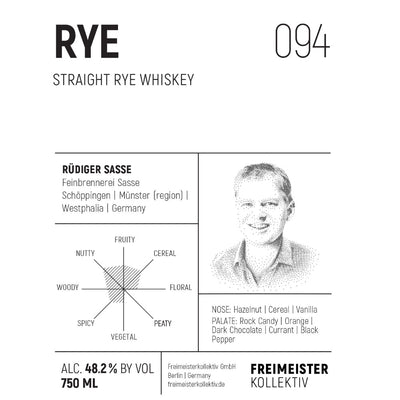 Freimeister Kollektiv Straight Rye Whiskey 094 - Goro's Liquor