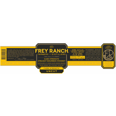 Frey Ranch Farm Strength Uncut Cask Strength Straight Bourbon - Goro's Liquor