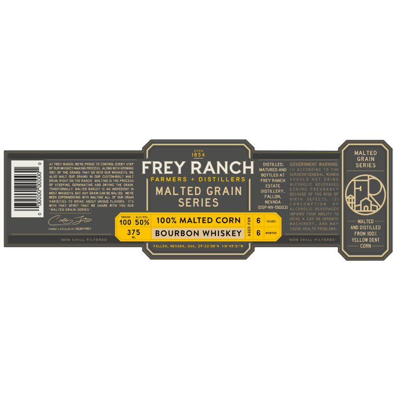 Frey Ranch Malted Grain Series 100% Malted Bourbon Whiskey - Goro&