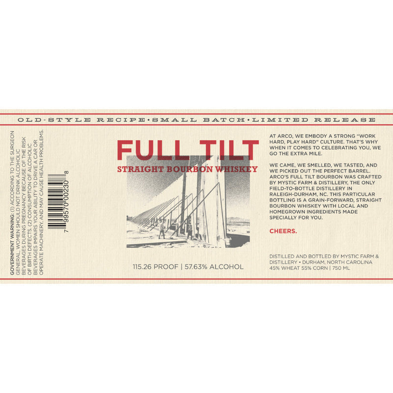 Full Tilt Straight Bourbon Whiskey - Goro&