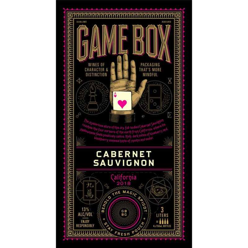 Game Box Wine Cabernet Sauvignon - Goro&