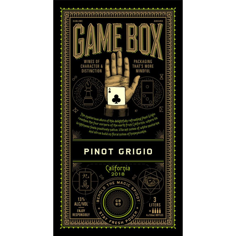 Game Box Wine Pinot Grigio - Goro&