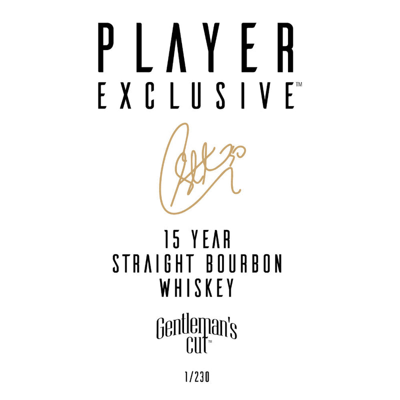 Gentleman’s Cut Player Exclusive 15 Year Old Bourbon By Stephen Curry Bourbon Gentleman&