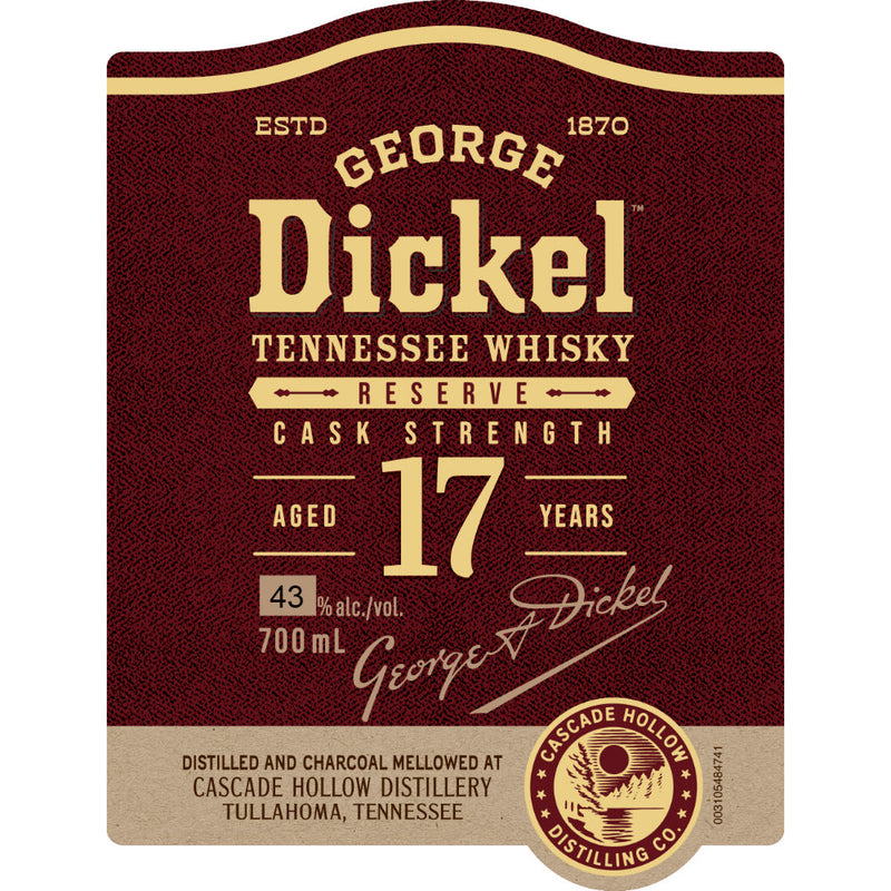 George Dickel 17 Year Old Reserve - Goro&