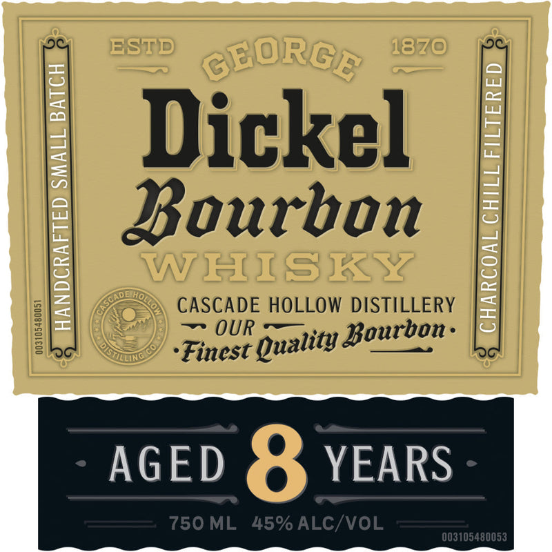 George Dickel 8 Year Old Bourbon - Goro&