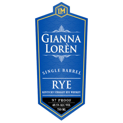 Gianna Lorèn Single Barrel Kentucky Straight Rye - Goro's Liquor