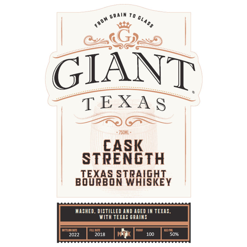 Giant Texas Cask Strength Straight Bourbon - Goro&