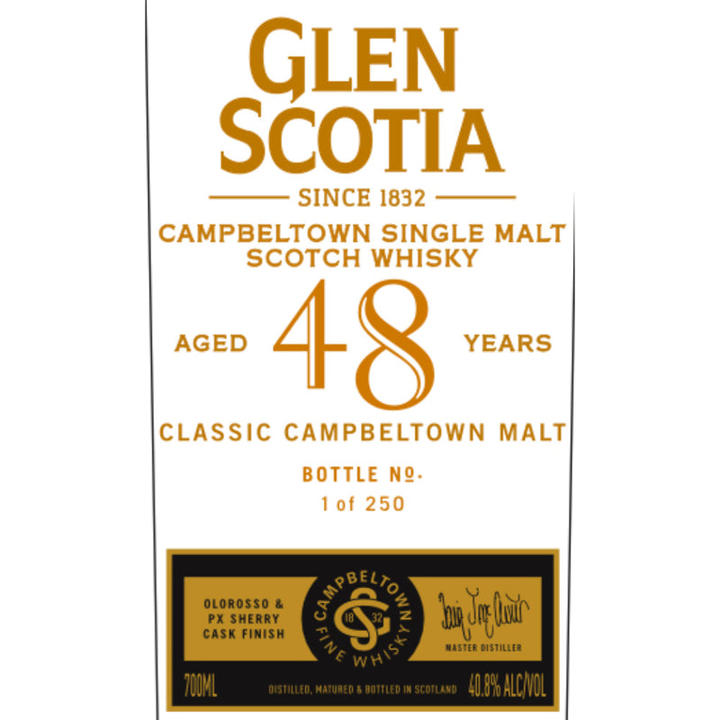 Glen Scotia 48 Year Old - Goro&