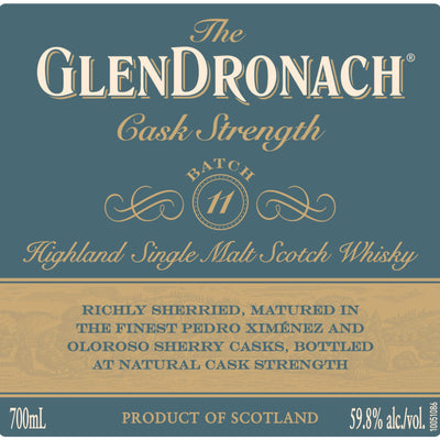 Glendronach Cask Strength Batch 11 - Goro's Liquor