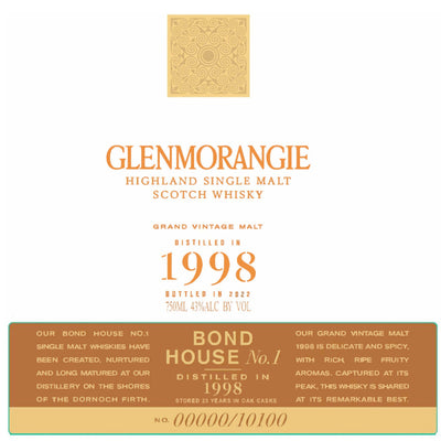Glenmorangie Grand Vintage Malt 1998 - Goro's Liquor