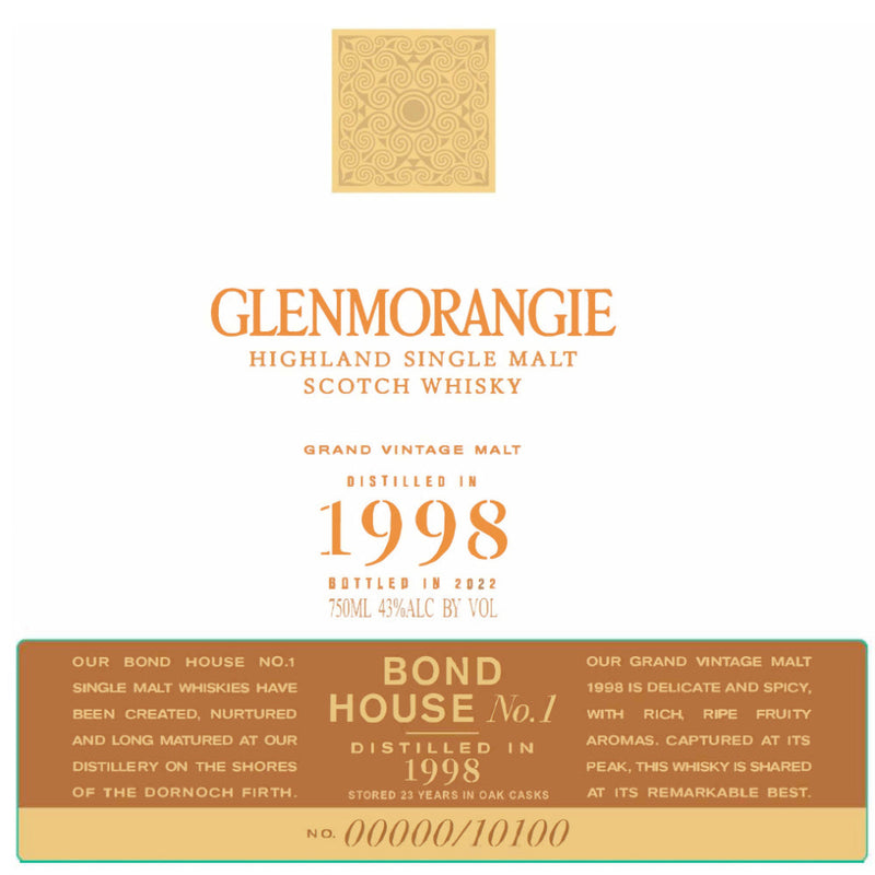 Glenmorangie Grand Vintage Malt 1998 - Goro&