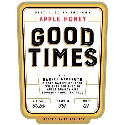 Good Times Apple Honey Bourbon - Goro's Liquor