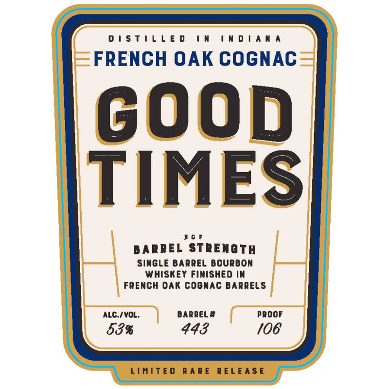 Good Times French Oak Cognac Bourbon - Goro&