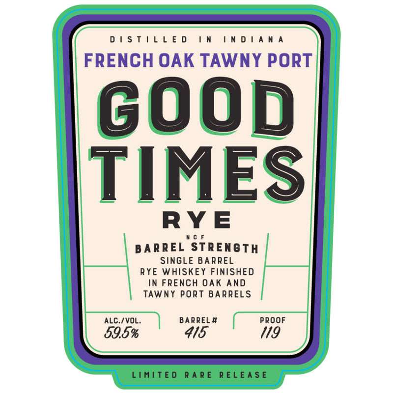 Good Times French Oak Tawny Port Rye - Goro&