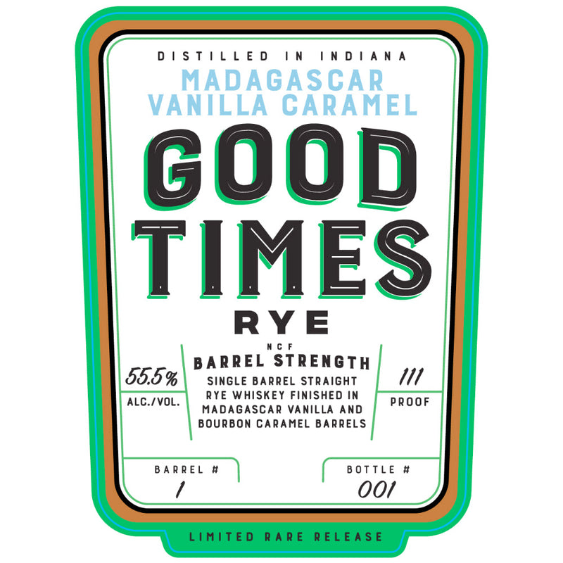 Good Times Madagascar Vanilla Caramel Rye - Goro&