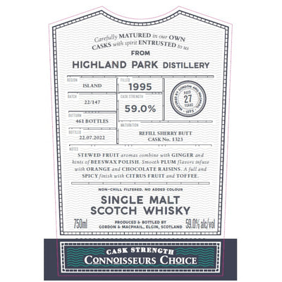 Gordon & MacPhail Highland Park 27 Year Old Connoisseurs Choice - Goro's Liquor