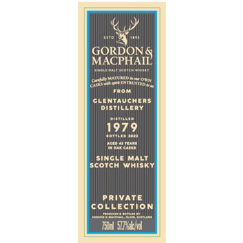 Gordon & Macphail 1979 Glentauchers 43 Year Old - Goro&