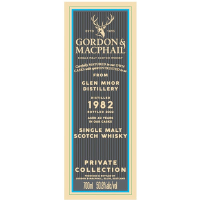 Gordon & Macphail 1982 Glen Mhor 40 Year Old - Goro's Liquor