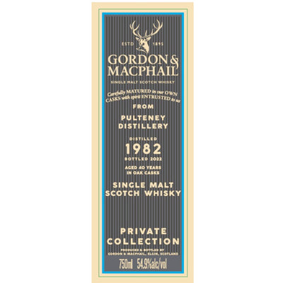 Gordon & MacPhail 1982 Pulteney 40 Year Old - Goro's Liquor