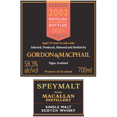 Gordon & Macphail 19 Year Old Macallan Single Malt Scotch - Goro's Liquor