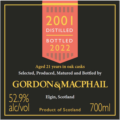 Gordon & Macphail 2001 Macallan 21 Year Old - Goro's Liquor