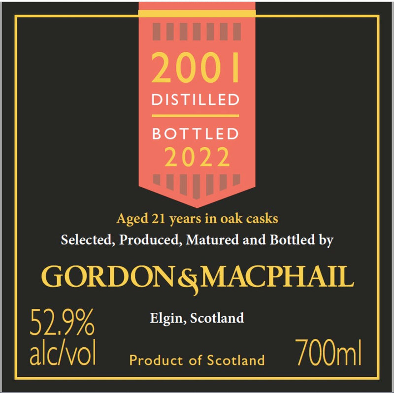 Gordon & Macphail 2001 Macallan 21 Year Old - Goro&