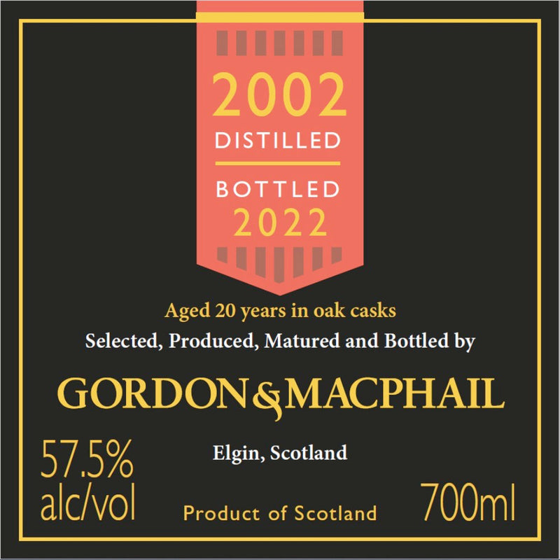 Gordon & Macphail 2002 Macallan 20 Year Old - Goro&