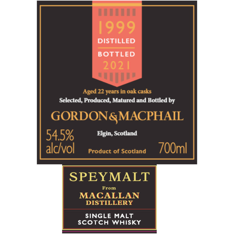 Gordon & Macphail 22 Year Old Macallan Single Malt Scotch - Goro&