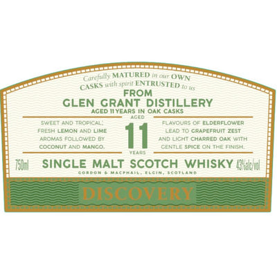 Gordon & Macphail Glen Grant 11 Year Old Discovery - Goro's Liquor