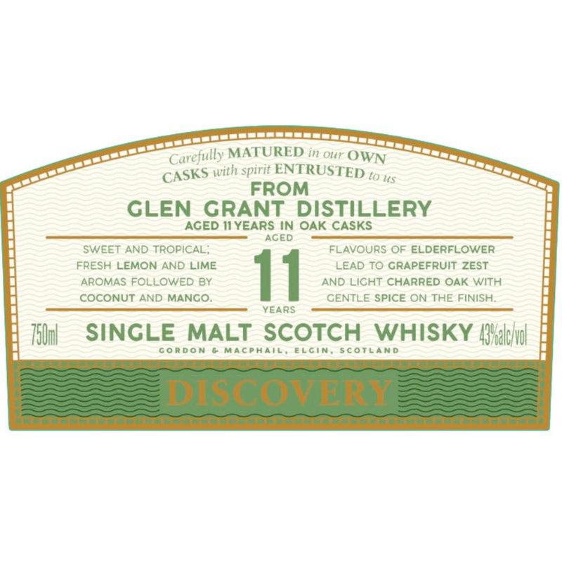 Gordon & Macphail Glen Grant 11 Year Old Discovery - Goro&