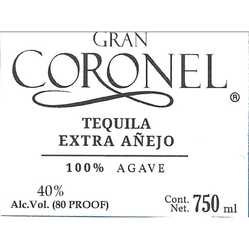 Gran Coronel Extra Anejo Tequila - Goro&